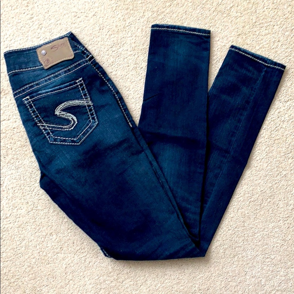 Silver Suki Jeans